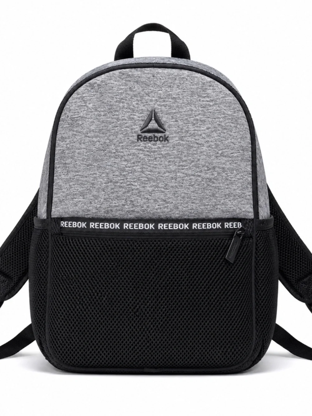 Reebok Gray and Black Mesh Front unisex mini Backpack excellent condition gym